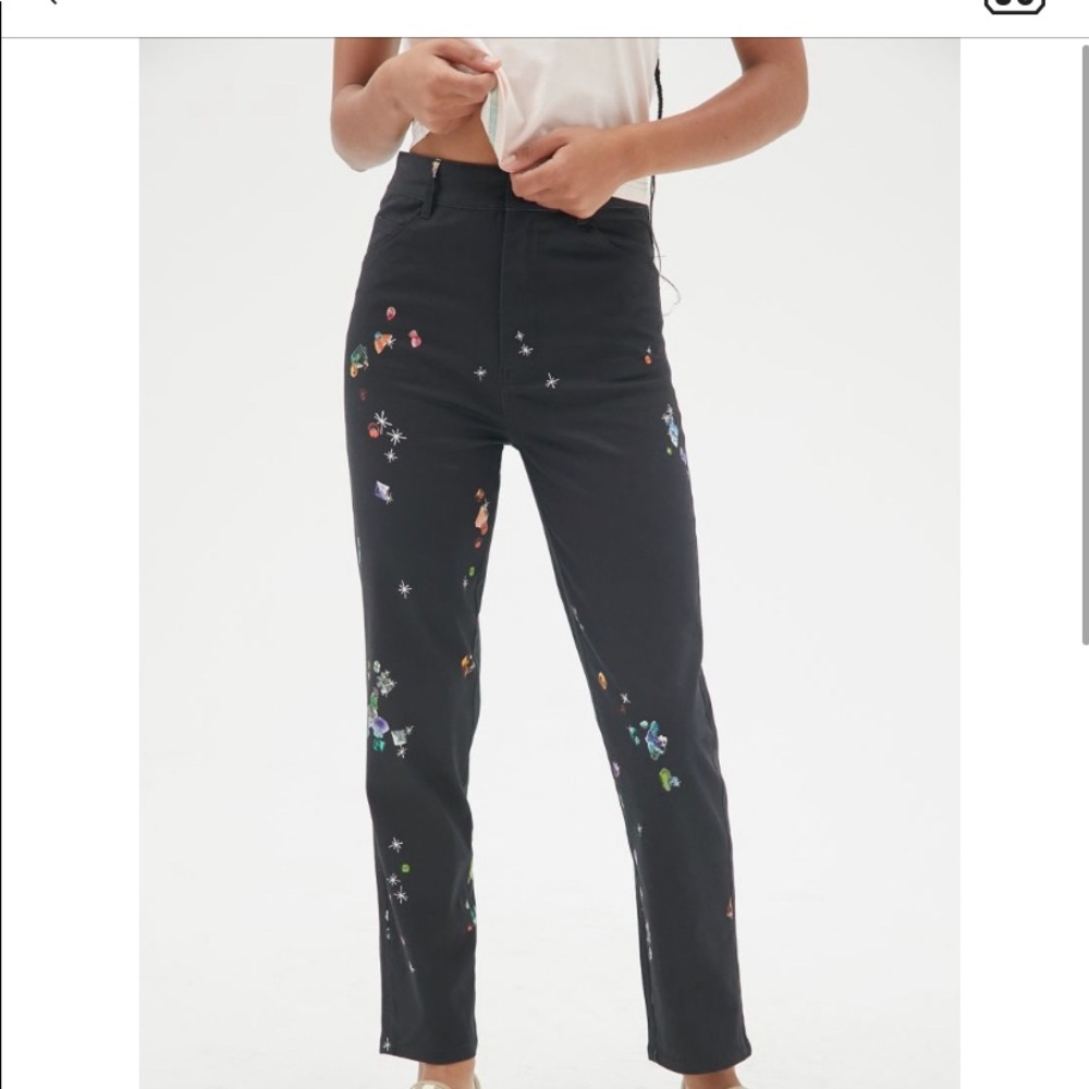 ❤️URBAN OUTFITTERS HOT LAVA GEMSTONE JEANS❤️